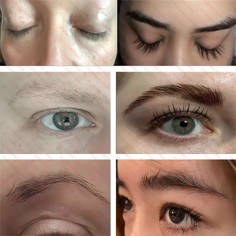 Augenbrauenwachstumsserum, Wimpern-Haarwachstum, Anti-Haarausfall-Produkt, verhindert Haarausfall, volleres, dickeres, verlängertes Augenbrauen-Make-up