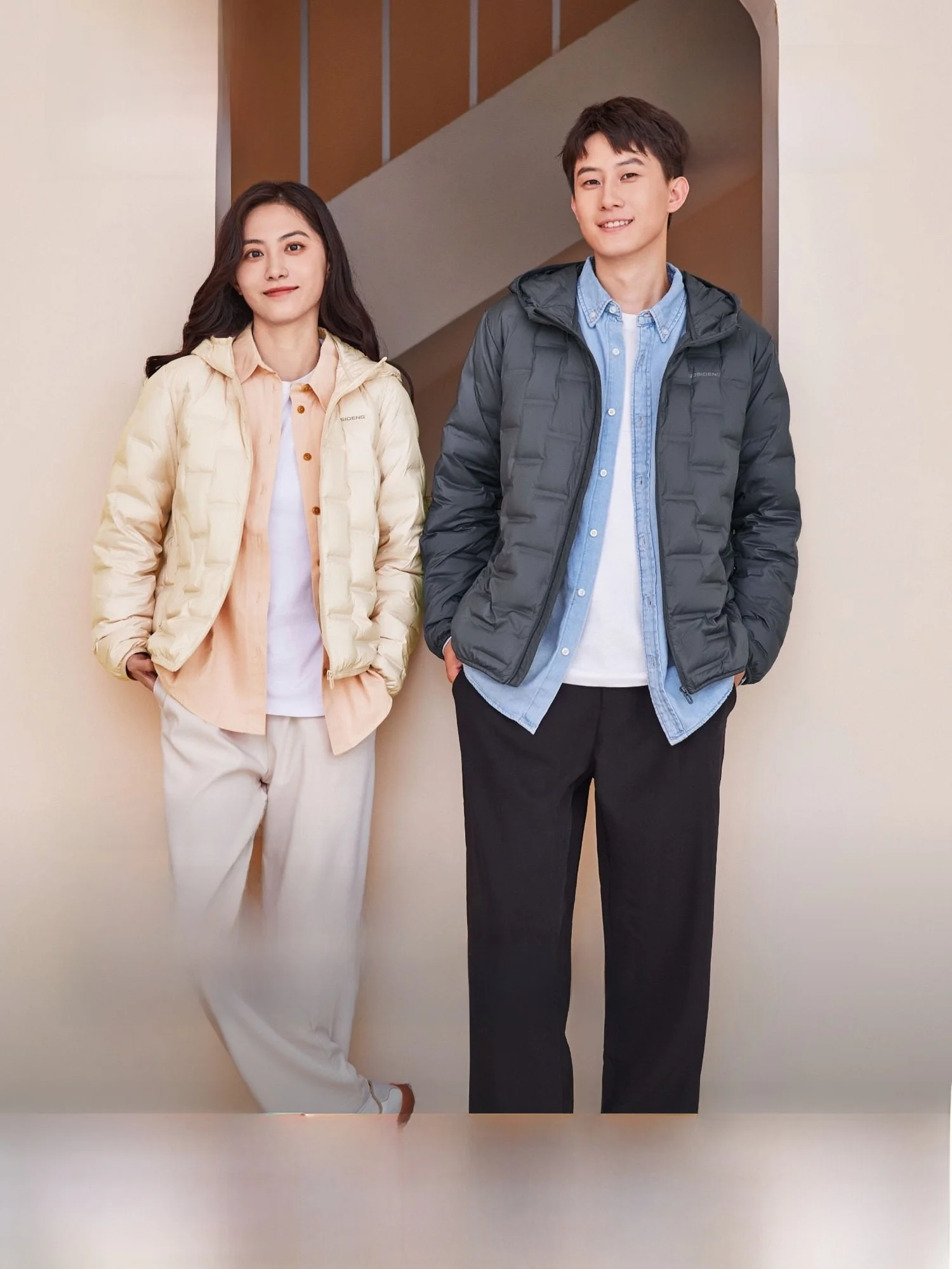 

Куртка Bosideng 2025: Новая легкая стеганая куртка из гусиного пуха для женщин, повседневная уличная модель с капюшоном, теплая, для многослойного ношения, для пар