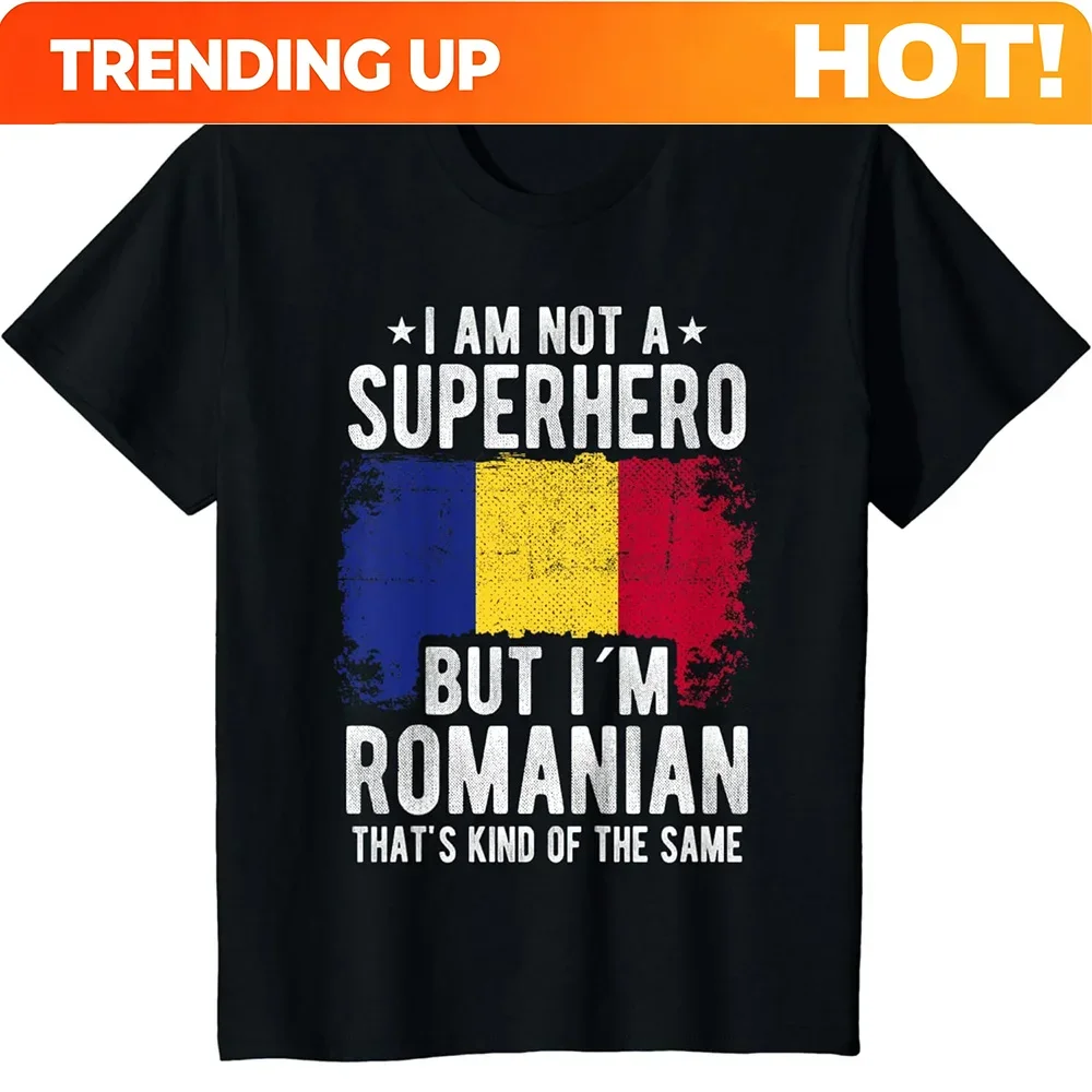 Customization Romania Flag T-shrit I Am Romanian Graphic T Shirt For Men Clothing Casual Summer Gym Sports Tops Women Tee Shirts