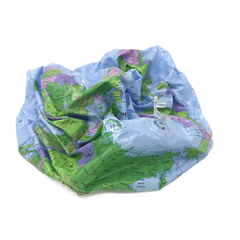 30cm PVC Inflatable Globe World Earth Ocean Map Balloon Educational Set Kit For Children Fashion English Teaching Resources