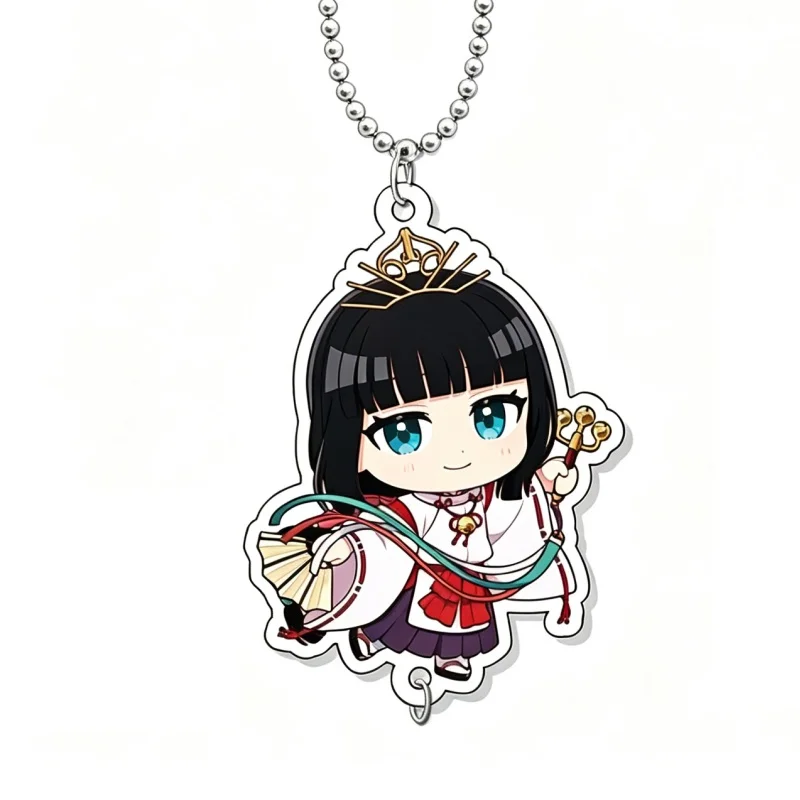 6CM Anime The Elusive Samurai Display Anime Keychain Goods Desk Decoration Ornament Accesorios Acrylic Stand Figure High Pixel
