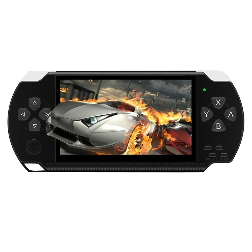 X6 Game Player 4.3 Inch Screen 128 bit Handheld Video Game Console Real 8GB For  Video E-book