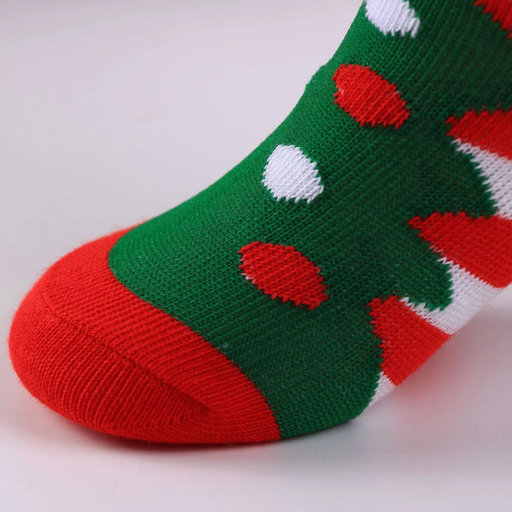 

5 Pairs Cotton Children's Socks Kids Christmas Stocking Cartoon Pattern Ordinary