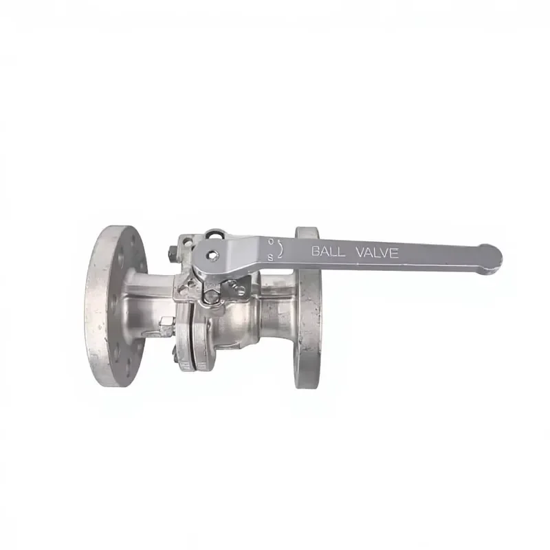 High Quality Stainless Steel Manual Flanged Ball Valve DN50 For Water And Gas Support OEM