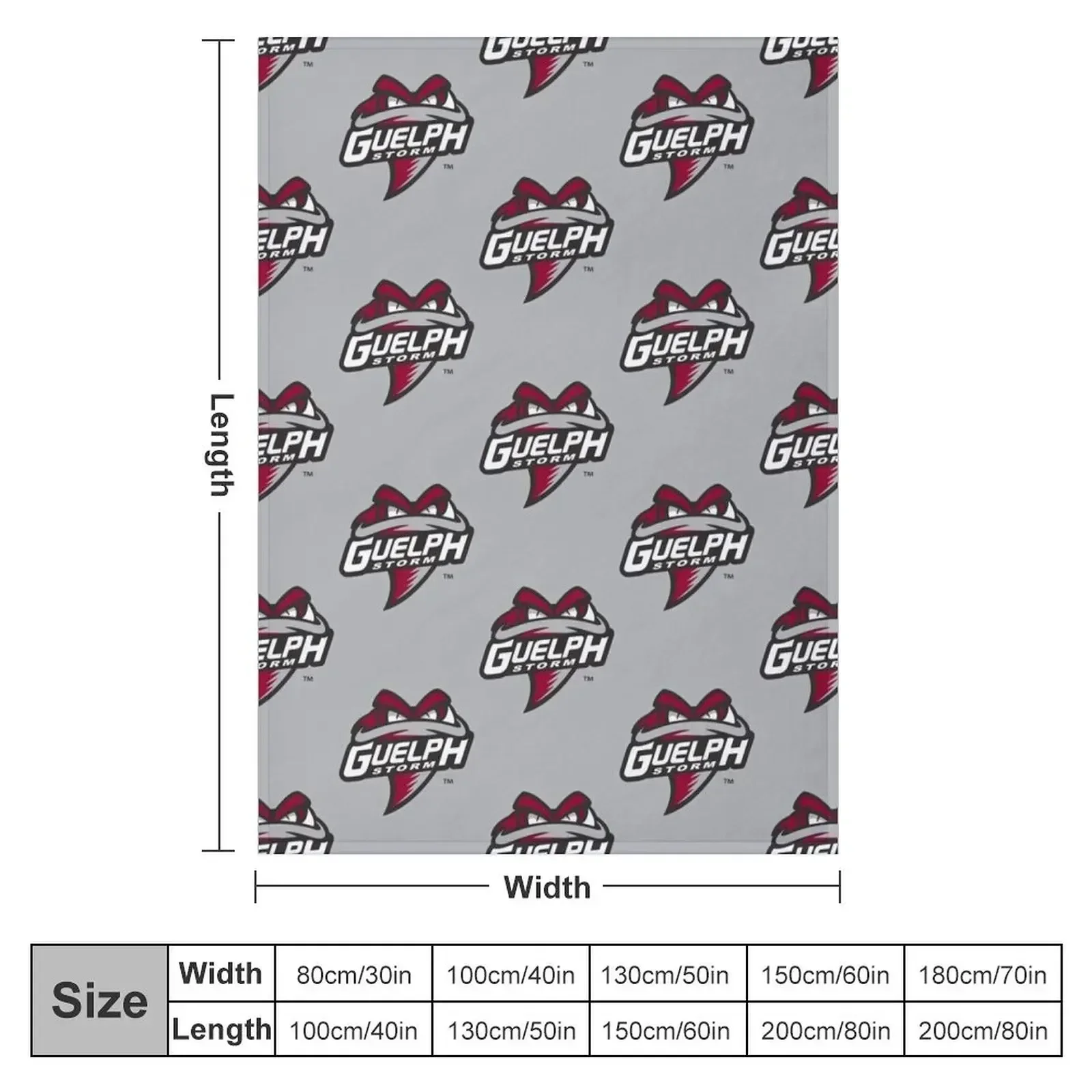 Guelph Storm Throw Blanket Furry Luxury Blankets For Bed Blankets