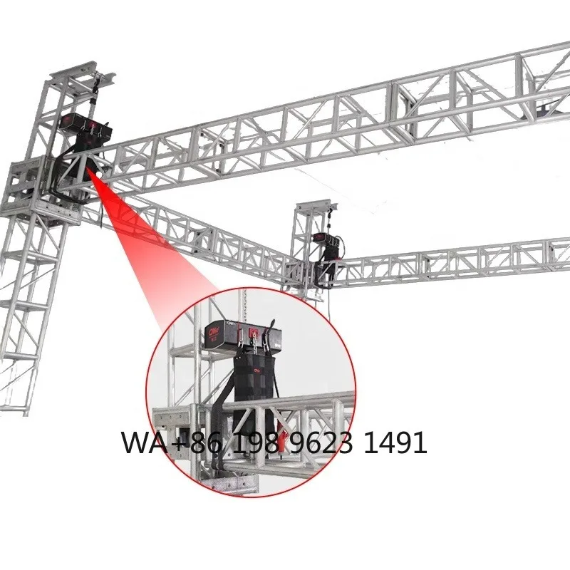 Mini Electric Chain Hoist Winch Lifting Crane for Stage Lighting Construction Wedding Concert Event Rigging