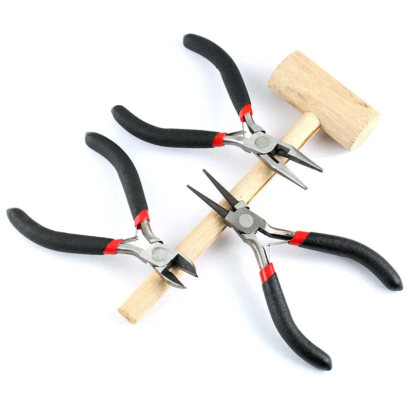 

3pcs Jewelry Plier High Quality Black Needle Nose Pliers Round Nose Cutter Pliers Handmade Crafts Jewellery Making Tools