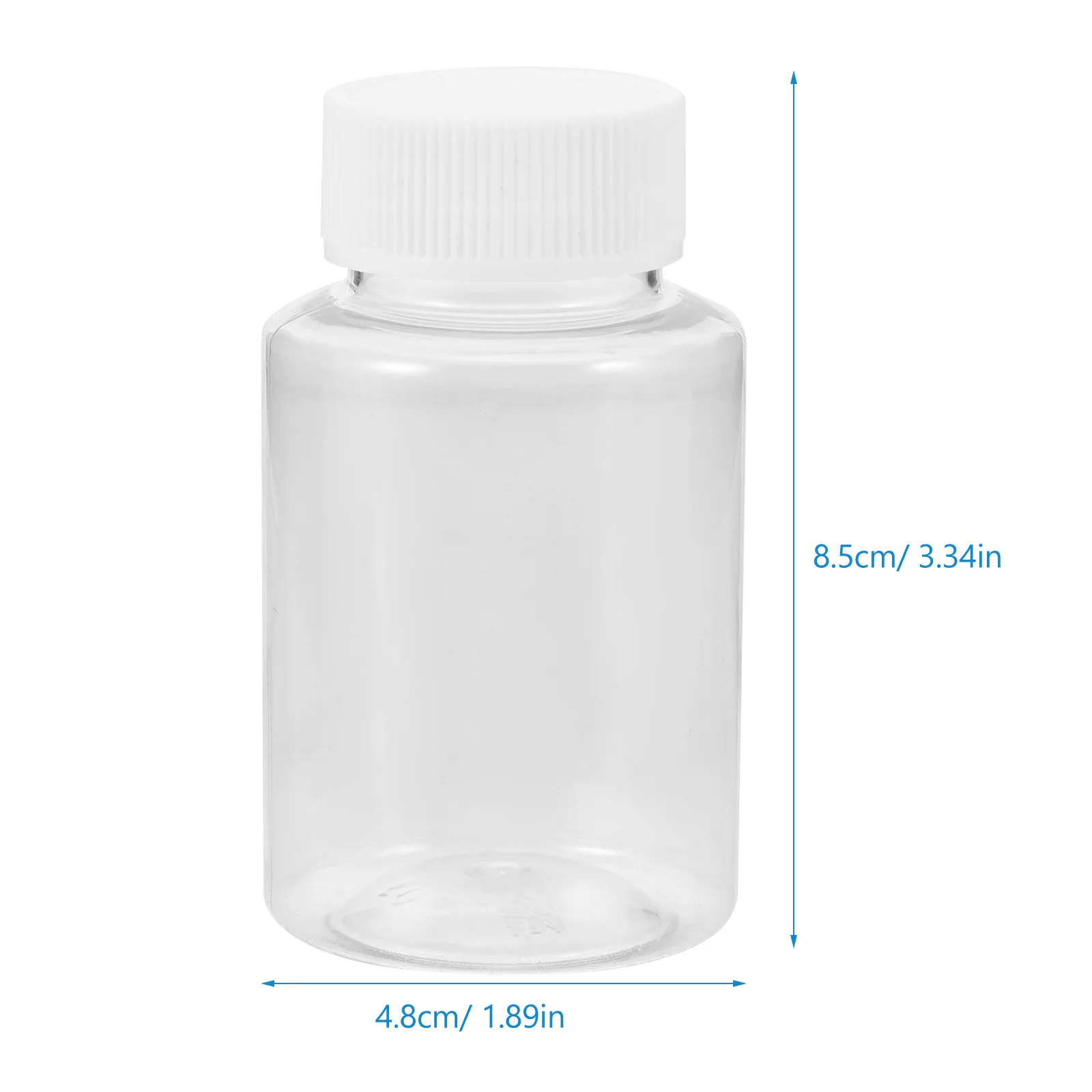 Sampling Bottle Empty Chemical Reagent Bottles Oil Sample Storage Vial for Lab Bulk The Pet