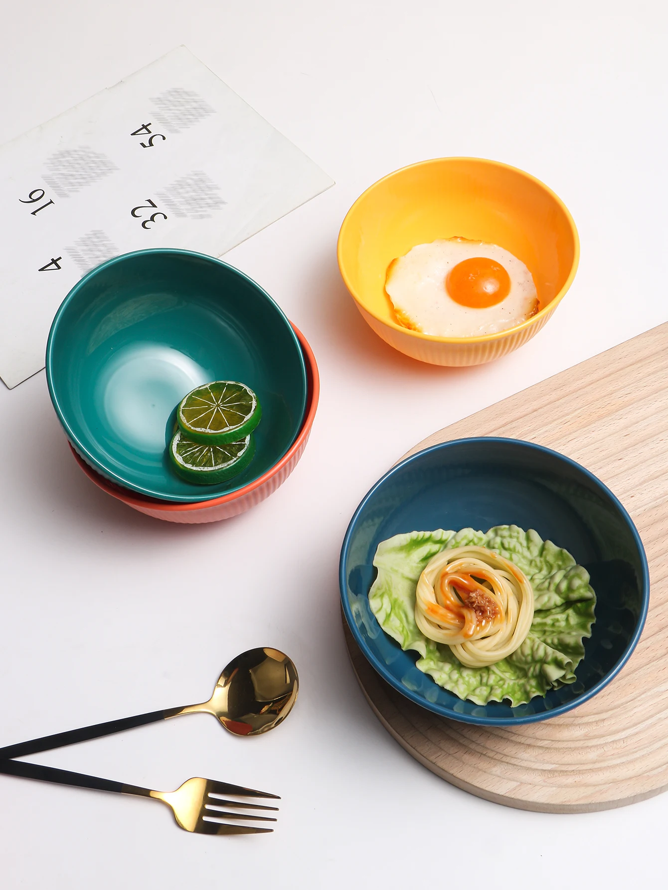 4/11pcs Plastic bowl, reusable and durable, suitable for camping picnic kitchen, microwave and dishwasher safe