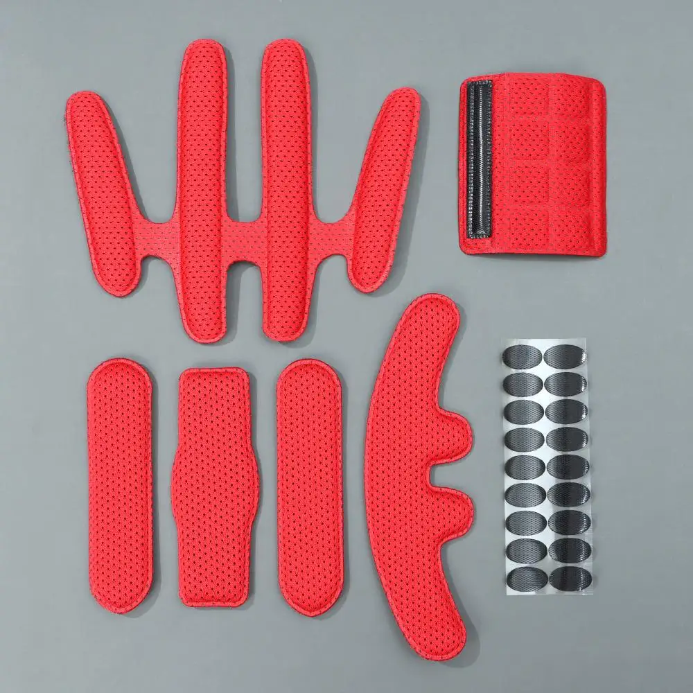 24pcs/set Helmet Padding Kits Sealed Sponge Replacement Motorcycle Bicycle Cycling Universal Foam Pads Set