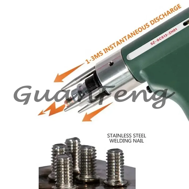 Energy‑Storage Stud Welding Machine M3‑M10, Insulation Nail Ground Sign Bolt Welder with Welding Torch