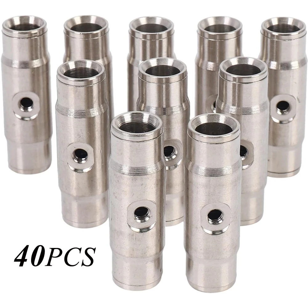 

3/8" Slip-Lock Misting Nozzle Tees, 10/24 UNC Brass End Connector For High Pressure Mist Cooling System 1000 PSI Quick Connect