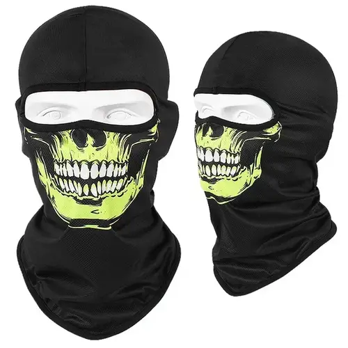 3D Skull Mask Balaclava Cap Breathable Motorcycle Riding Full Face Scarf Outdoor Men Head Cover Cycling Headgear Neck Gaiter Hat - Image 34