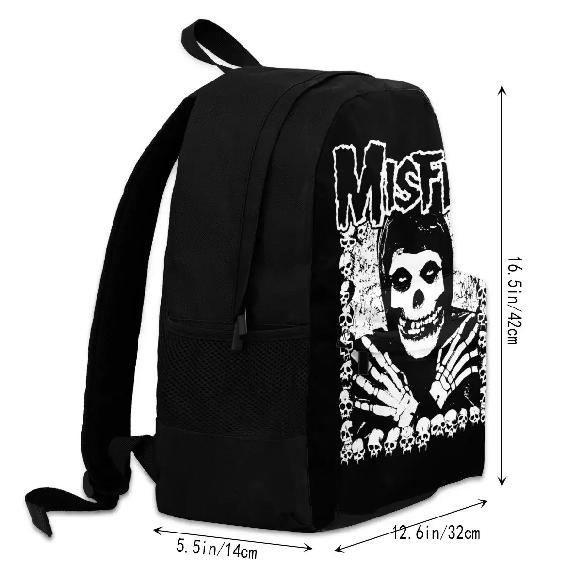 I Want Your Skulls Misfits Large Capacity Backpack Vintage Portable Gym Tote Bag Bags For Travel