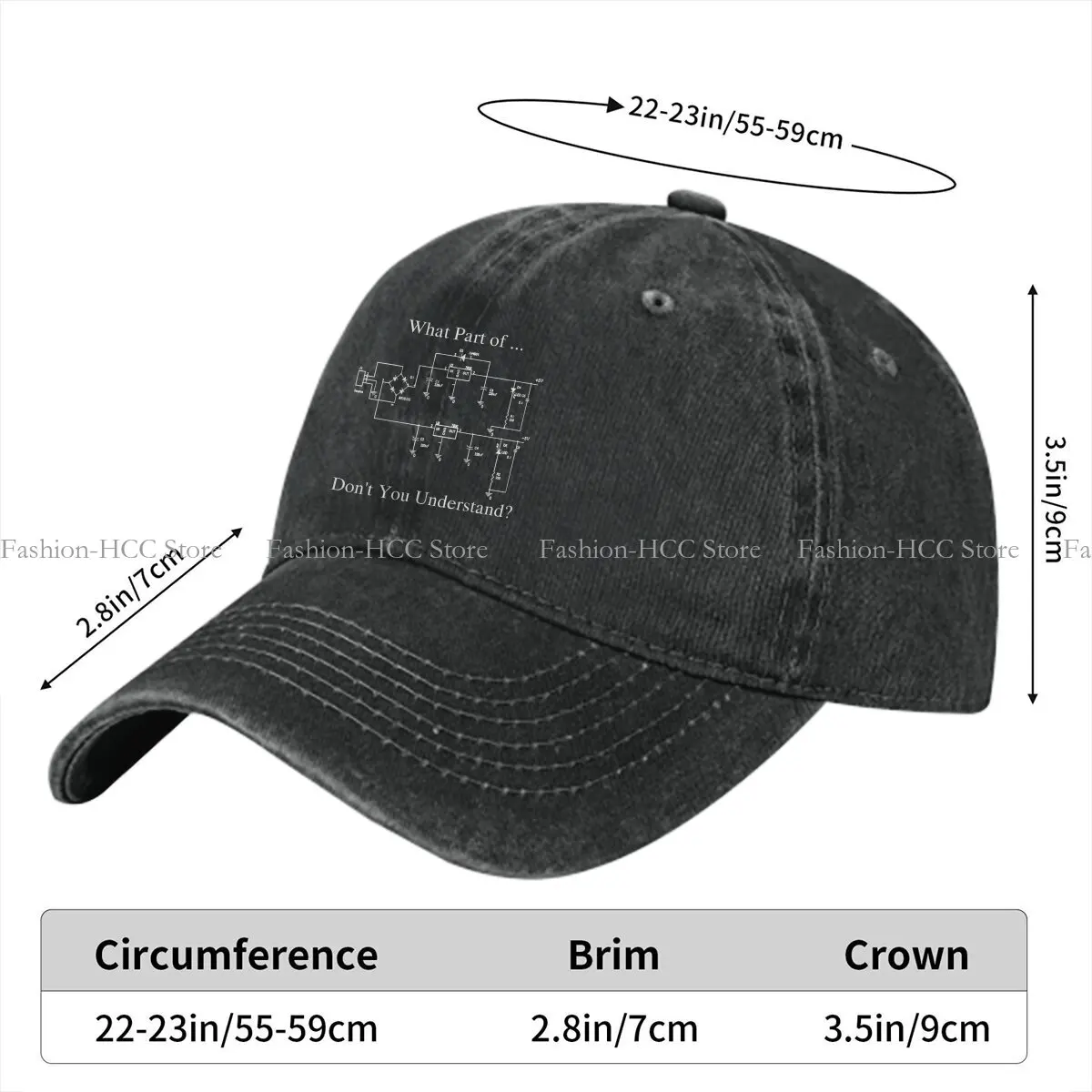 Summer Cap Sun Visor Sarcasm Hip Hop Engineer Electrical Electrician Cowboy Hat Peaked Hats