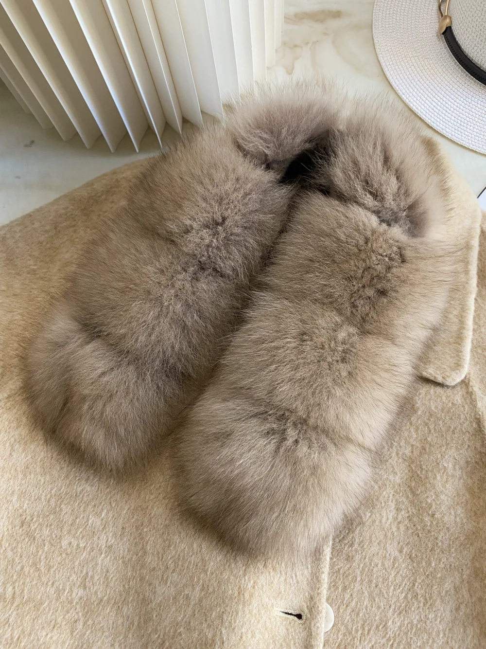 Écharpe lapin renard et rex en forme de V, écharpe amincissante double face en fourrure entière pour la chaleur de l'hiver, col pour femme