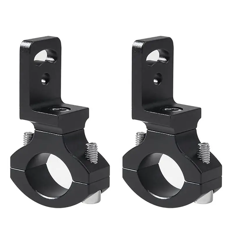 Support de phare de moto universel de précision 2X, 22Mm, 25Mm, 7/8 pouces, support de projecteur, pince de fixation pour Cafer