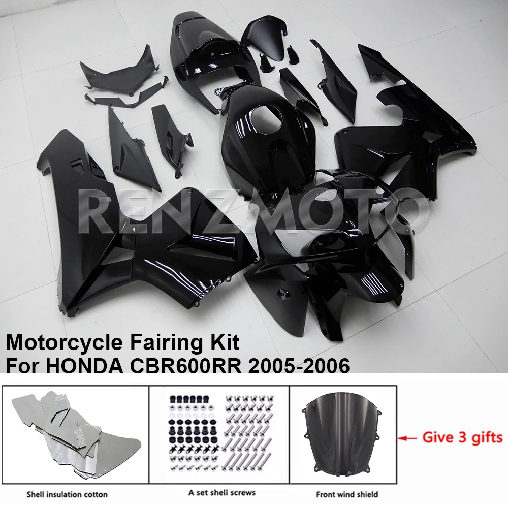 

H0605-113a Motorcycle Fairing Set Body Kit Plastic For HONDA CBR 600 RR 2005-2006 Accessories ABS Injection Bodywork