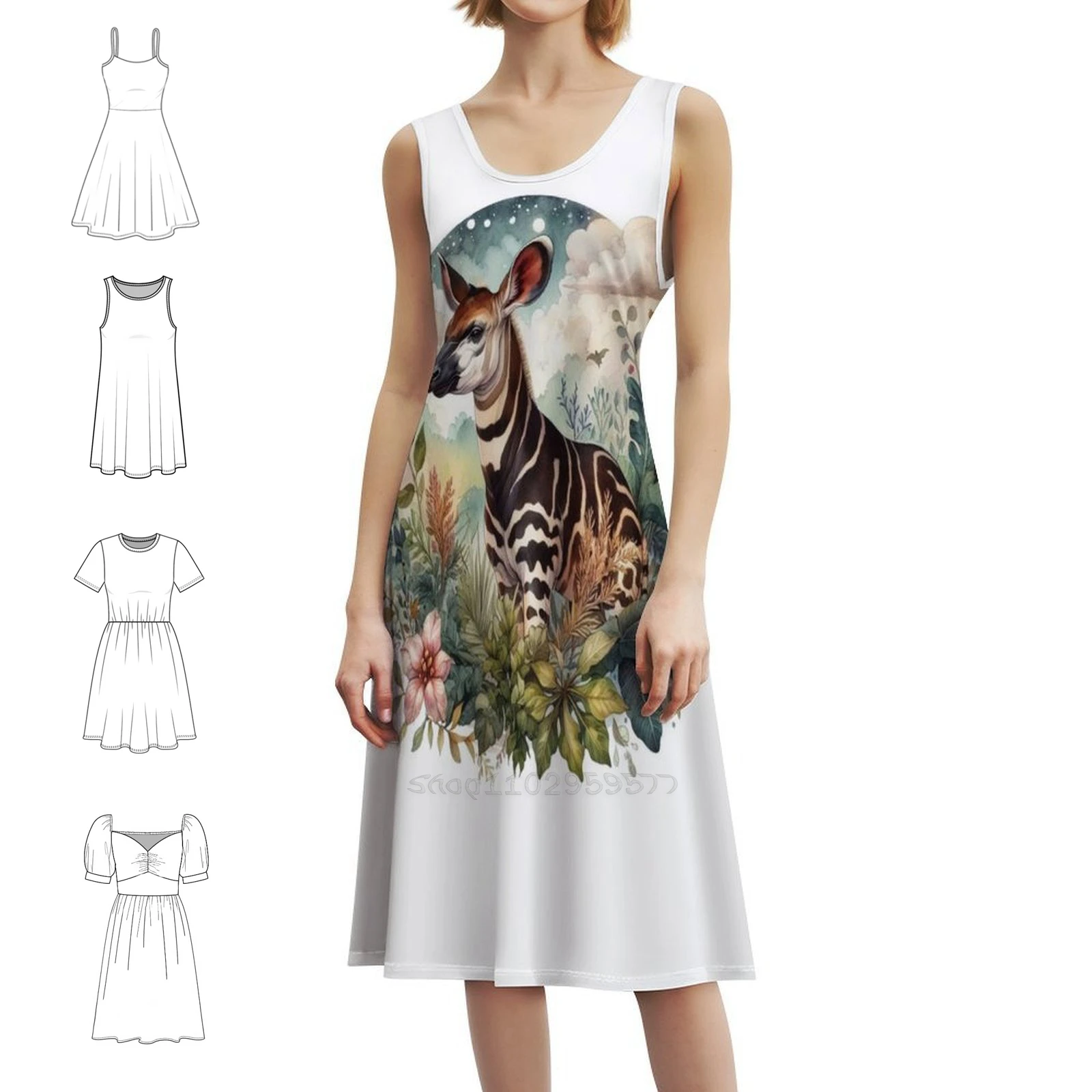 

Okapi повседневное платье в корейском стиле для женщин, простые повседневные офисные женские платья, милые женские платья Okapi Okapi Love Cool Okapi