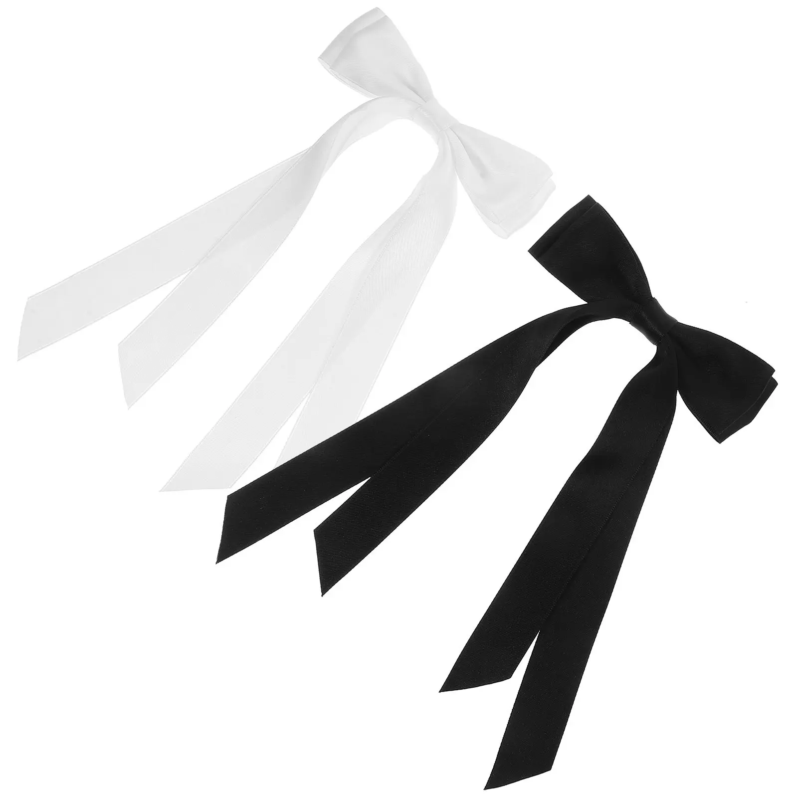 

2Pcs Bowknot Hair Clips Large Ribbon Barrettes Elegant Hair Accessories Bridal Hairpins for Women Girls Hairpin for Decor