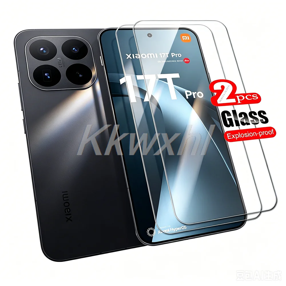 

1/2PCS 9H HD FOR Xiaomi 17T Pro Tempered Glass Cover ON Xiaomi17TPro Xiaomi17T 17TPro Screen Protector Transparent Film
