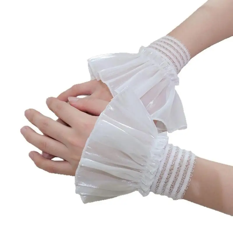 652f-1-ペアエレガントなスリーブ快適なアームレーストレンディなオーバースリーブ衣類アクセサリー写真撮影の小道具