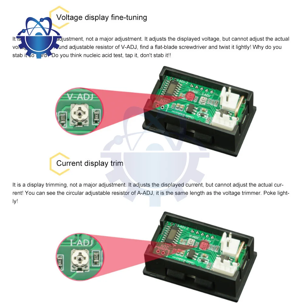 DC 4-30V 10A 50A 100A M430 Electronic Digital Voltmeter Ammeter LED Display Voltage Regulator Current Power Meter Tester 0-100V
