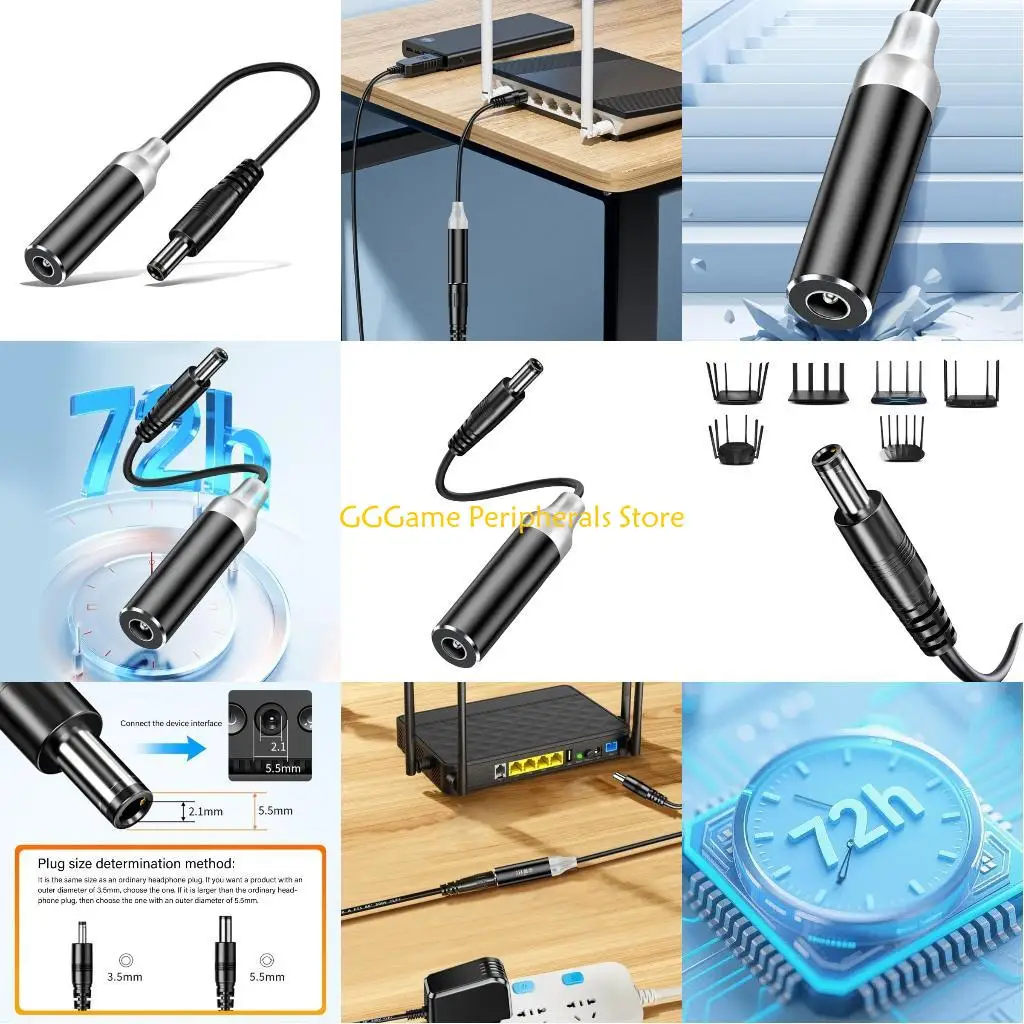 

U55B 24/72 Hour Automatic Power Off Reset 5.5x2.1mm Router Rebooter WiFi Reset