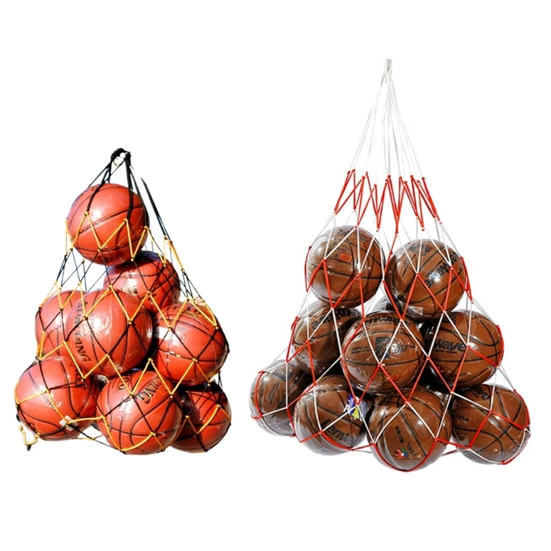 

Portable Sports Ball Bag Large Capacity Football Net Bag Mesh Soccer Ball Carry Bag for Carrying Basketball Volleyball