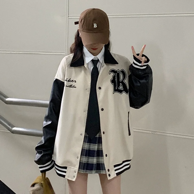 

Легкие женские бейсбольные куртки светло-голубого цвета для лета с вентилируемыми карманами, удобные, прочные, спортивного стиля, облегающие, красивые, трикотажные, в корейском стиле, шикарные.