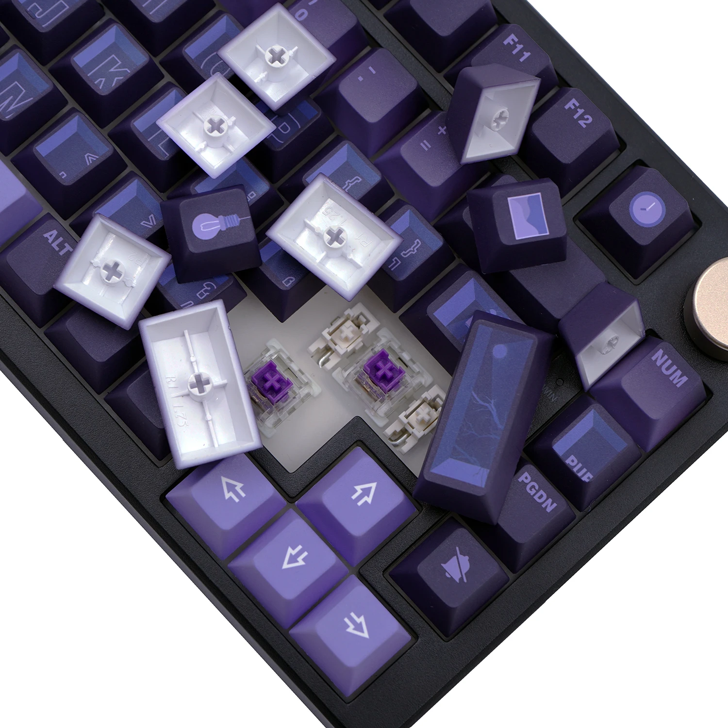 Imagem -05 - Pequeno Pbt Keycap Conjunto com Tecnologia de Sublimação Térmica Teclados Mecânicos 60 75 80 98 104 108 Teclas Personalizadas Original