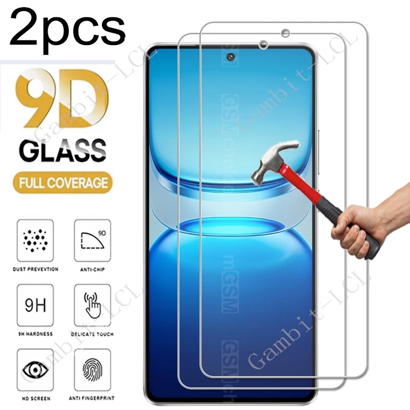 2PCS For Vivo iQOO Neo 10 Pro+ 10R Z10 Lite 4G 5G Turbo Pro Plus Z10R Z10x 8 9 9S Z9 Z9x  Screen Protection Tempered Glass Film