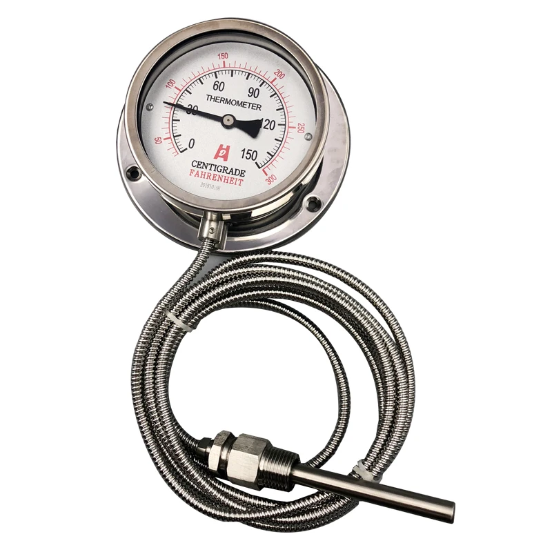 

WTZ/WTZ280 Термометр давления из нержавеющей стали для окрашивания и отделки котла, термометр с дистанционной передачей, материал 304