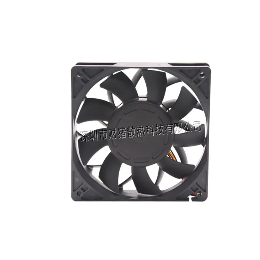 Dual Ball Bearing 120MM 12CM 12025  CPU Fan 120x120x25MM DC 24V Computer Case Cooling Fan 4PIN  PWM