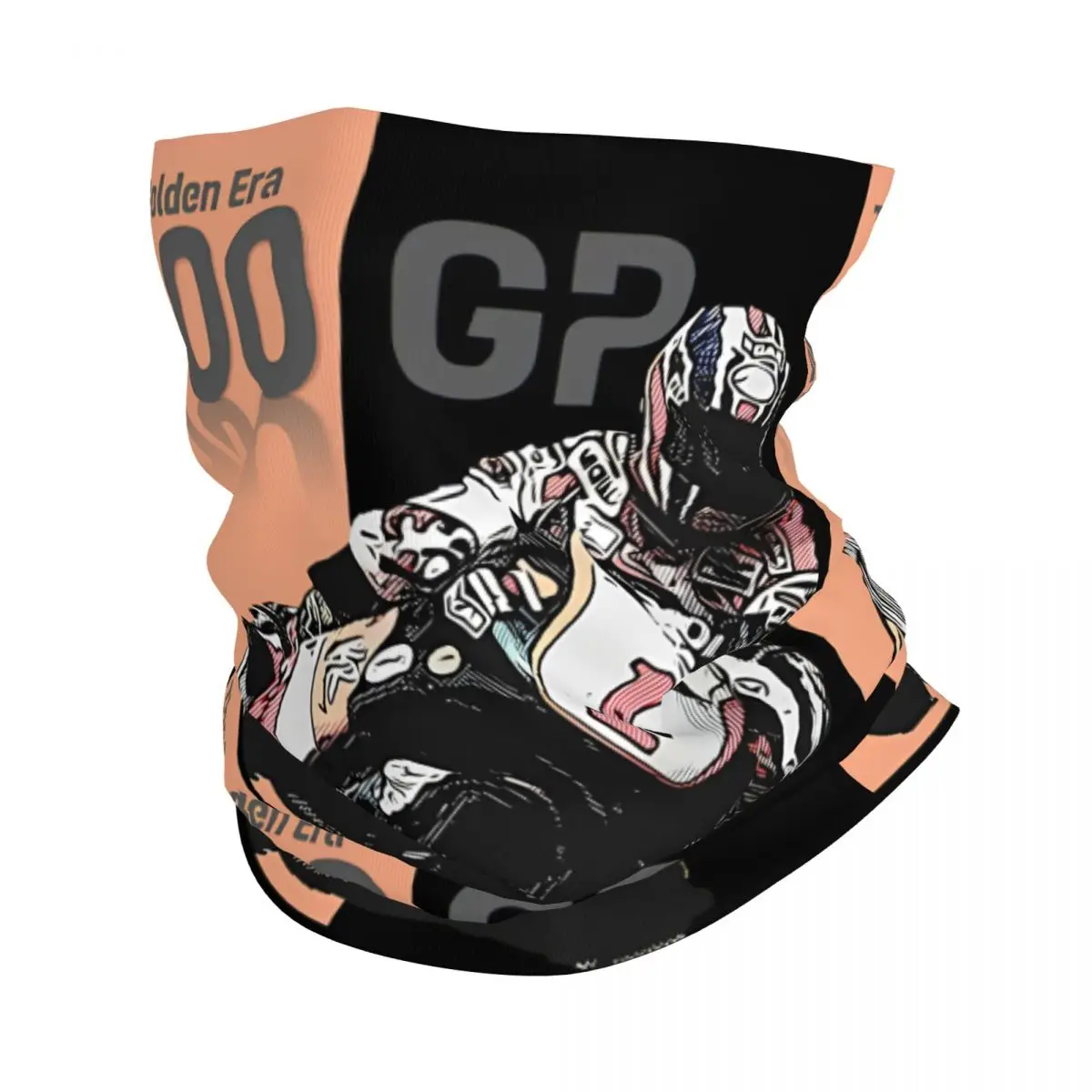 The Golden Era 500 GP Mick Doohan Bandana Neck Cover Motorcycle Club The Golden Era Cagiva Face Scarf Balaclava Riding Unisex