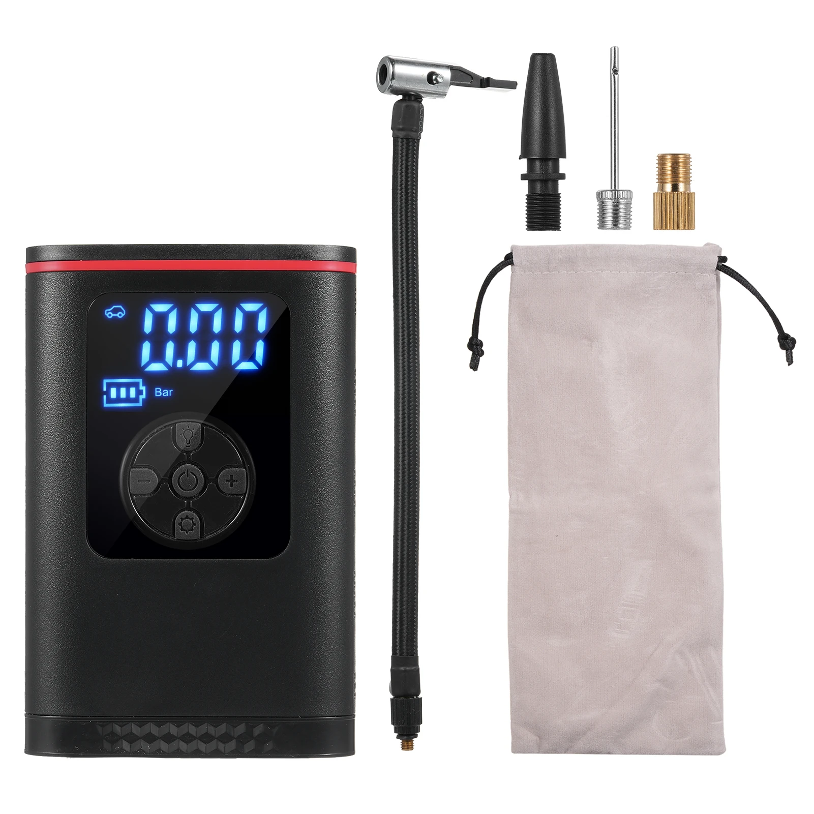 ضاغط هواء محمول لمنفاخ الإطارات، مضخة هواء كهربائية لإطارات السيارات، مضخة هواء كهربائية للدراجات النارية وكرات الدراجات