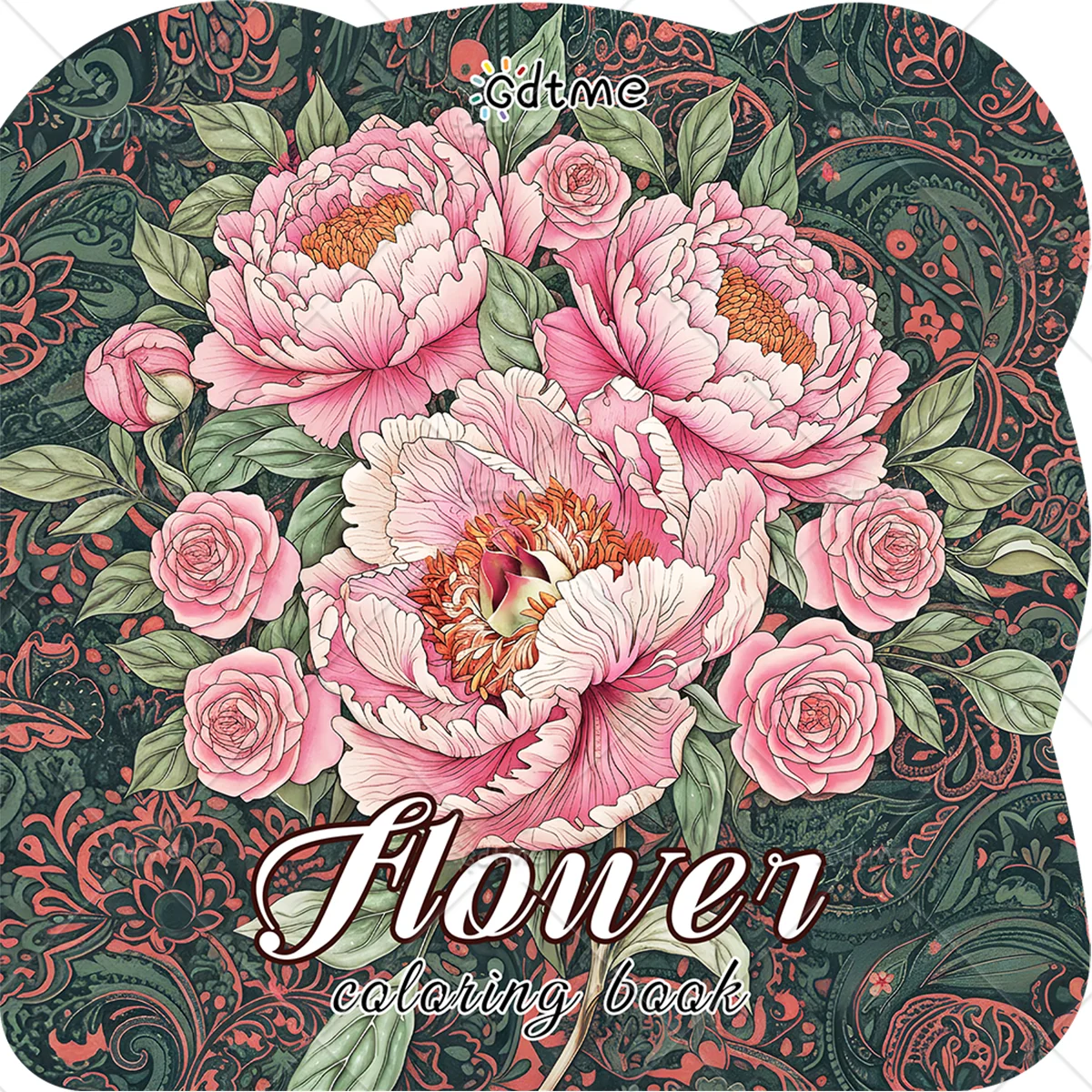 Flowers Coloring Book for Adults Cute Cozy Daily Activities Irregular Patterns for Relaxation (Cozy Spaces Coloring)