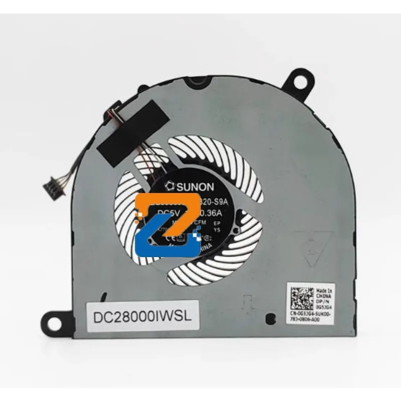 G5JG4 0G5JG4 New Original Laptop Cooling Fan For Dell Latitude E5480 E5490 E5491 E5495 DC28000IWSL Cooler Radiator Fan