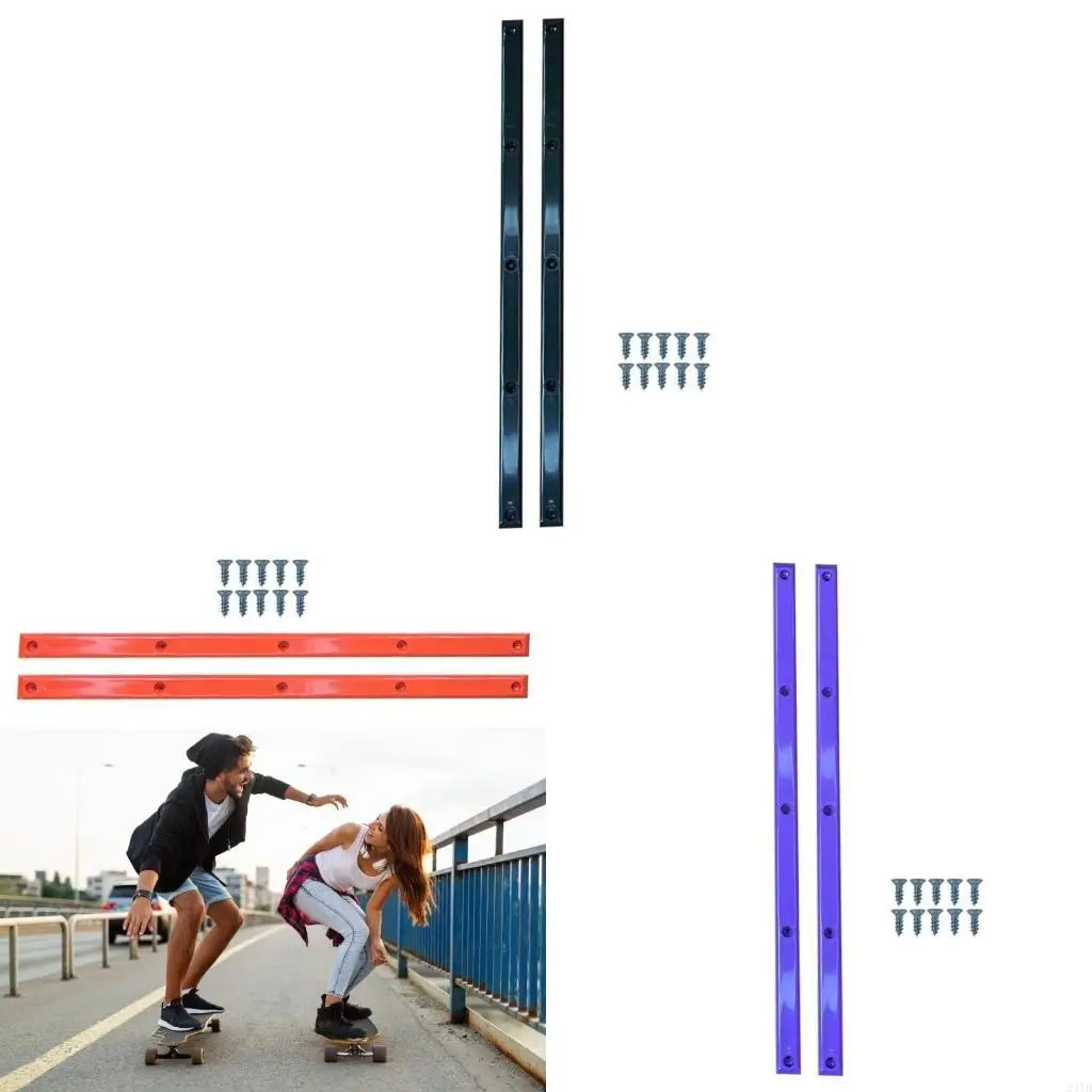 Light weight Skateboard Rib Guard Rails Reinforced Skateboard Rib Cover Guards for Street Skating 