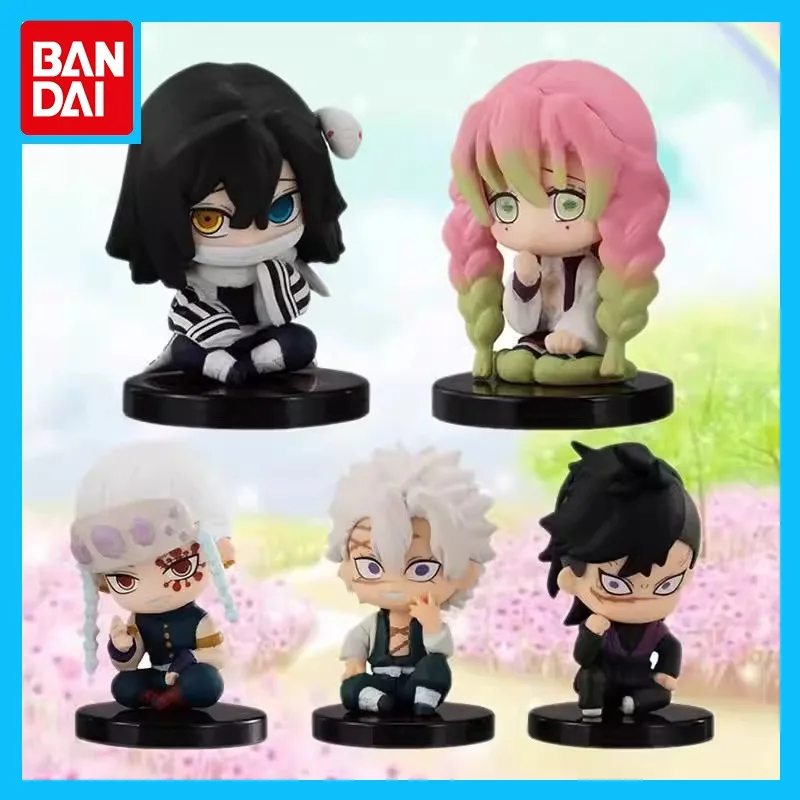 

Bandai Original Demon Slayer Anime Figure Sitting Doll Series 3 Gashapon Action Figure Toys for Boys Girls Kids Gift