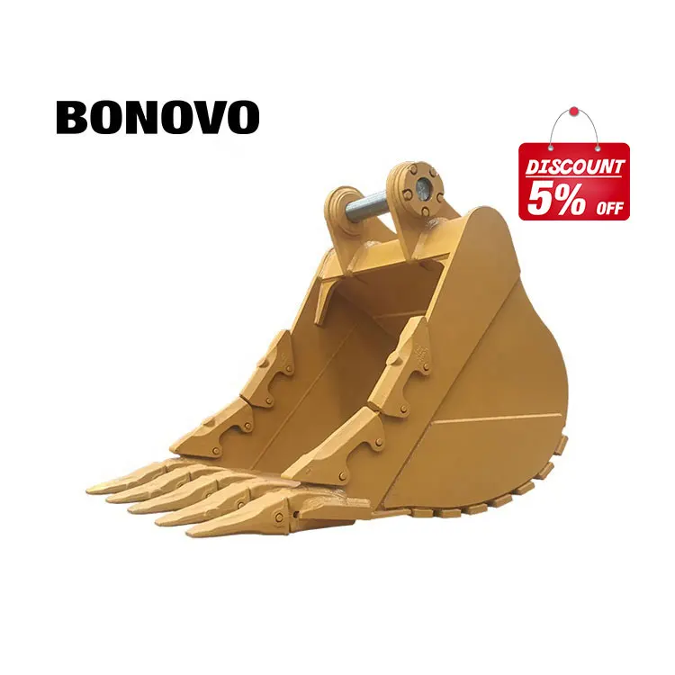 

Severe Duty Excavator Bucket Side Cutters HD Bucket Durable Construction with AR400 Steel Cutting Edge and Steel Standard Bucket