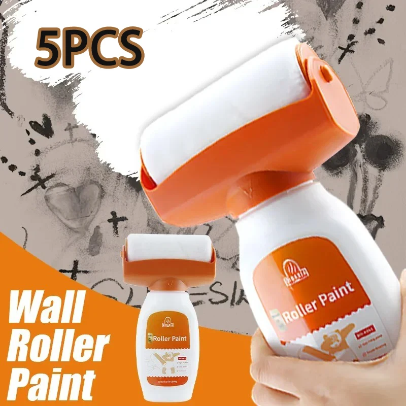 500ML Brush Renovation Emulsion Paint Technology Wear-resistant Leakage Repair Stains White Walls Stain Removal Environmentally