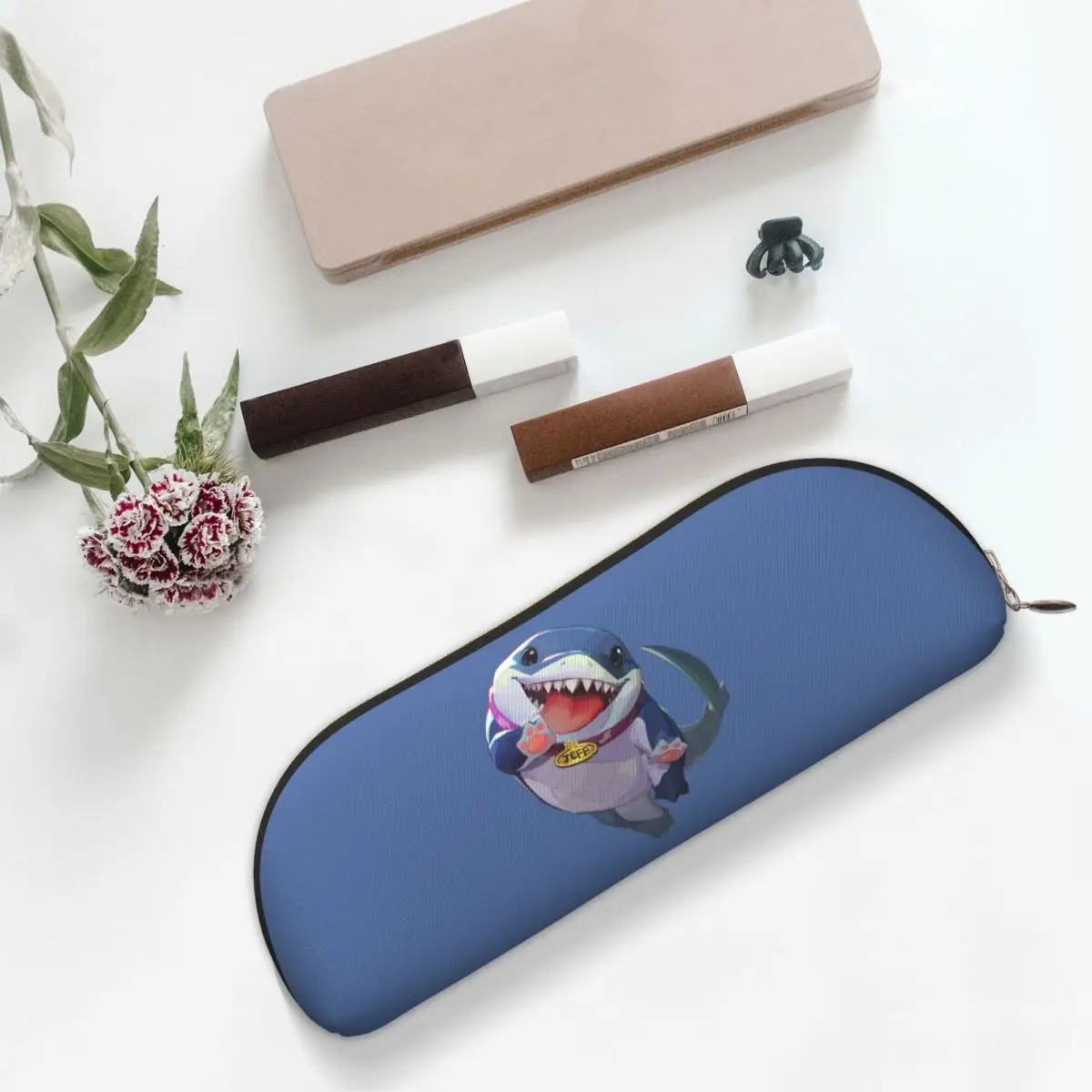 حافظات أقلام جيف ذا لاند شارك، حقيبة أقلام رصاص، لوازم مكتبية، صندوق تخزين كبير، حقيبة أقلام رصاص لهدايا الطلاب