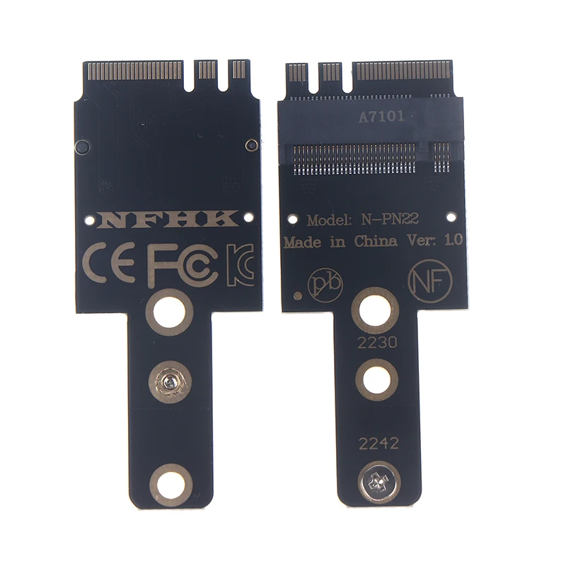 M.2 A+E to NVMe SSD Adapter - PCIe 4.0 Riser Card with Bracket for 2230 SSDs & M.2 WiFi Interfaces