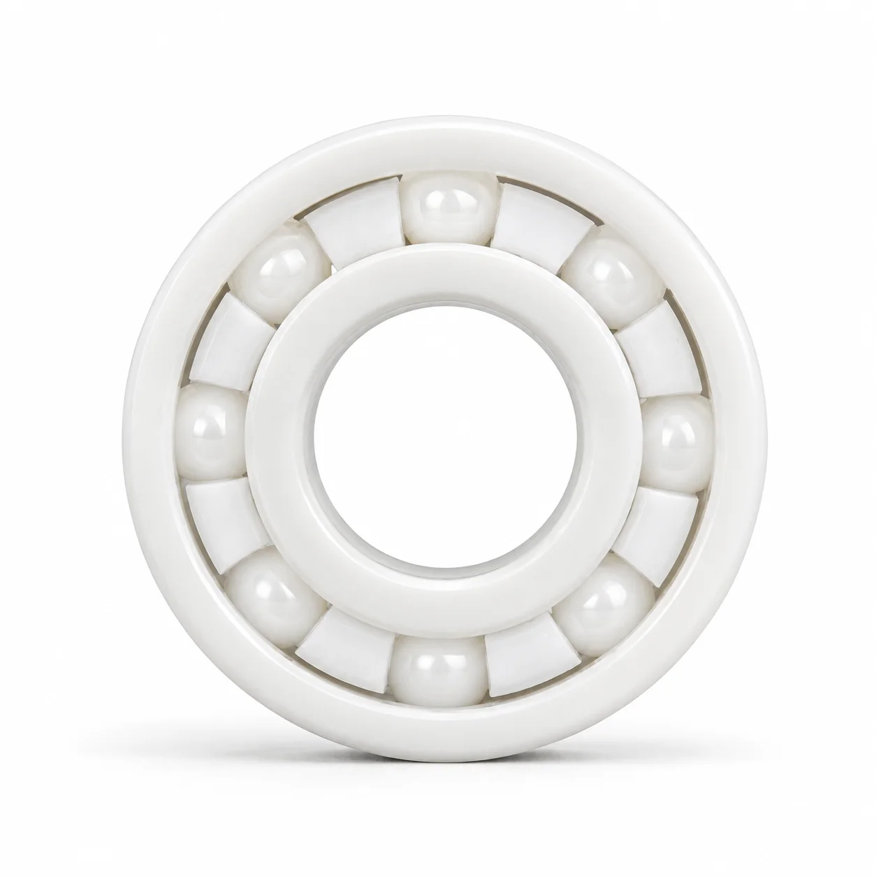 6202 Zirconia Oxide Ceramic Ball Bearing High Speed Insulated Corrosion Resistant Low Friction Deep Groove Bearing For Skateboar