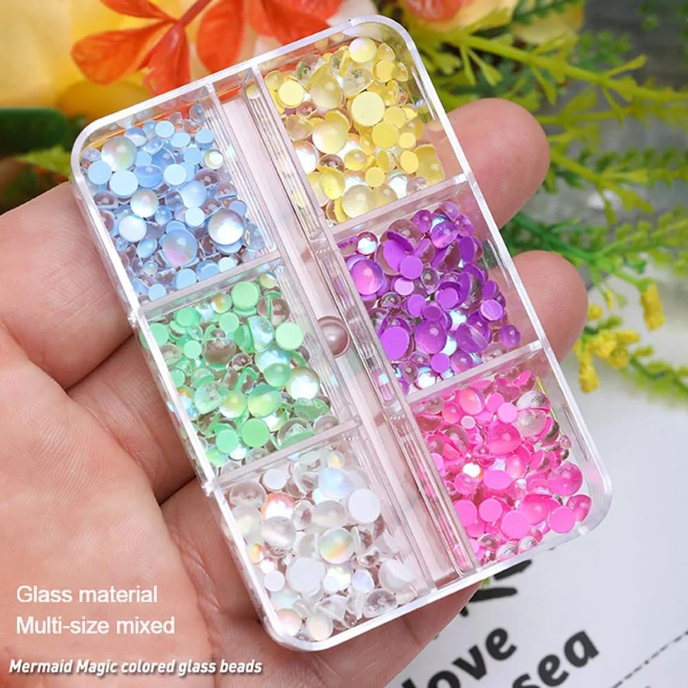 1Box Candy Color Mixed Size Me - Crystal Bead Mix recension och pris