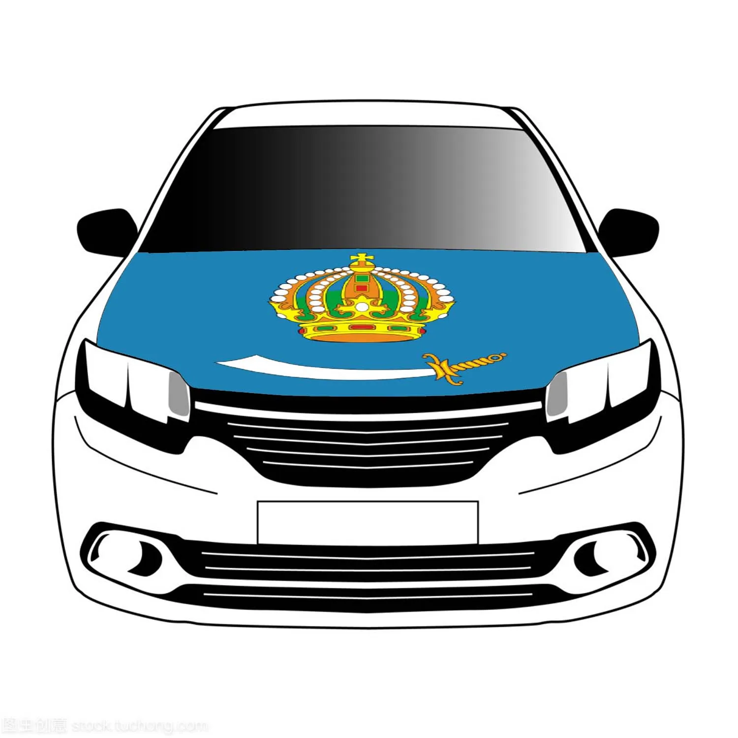 Astrakhan Oblast Flags 3.3x5ft /5x7ft 100%polyester,car bonnet banner