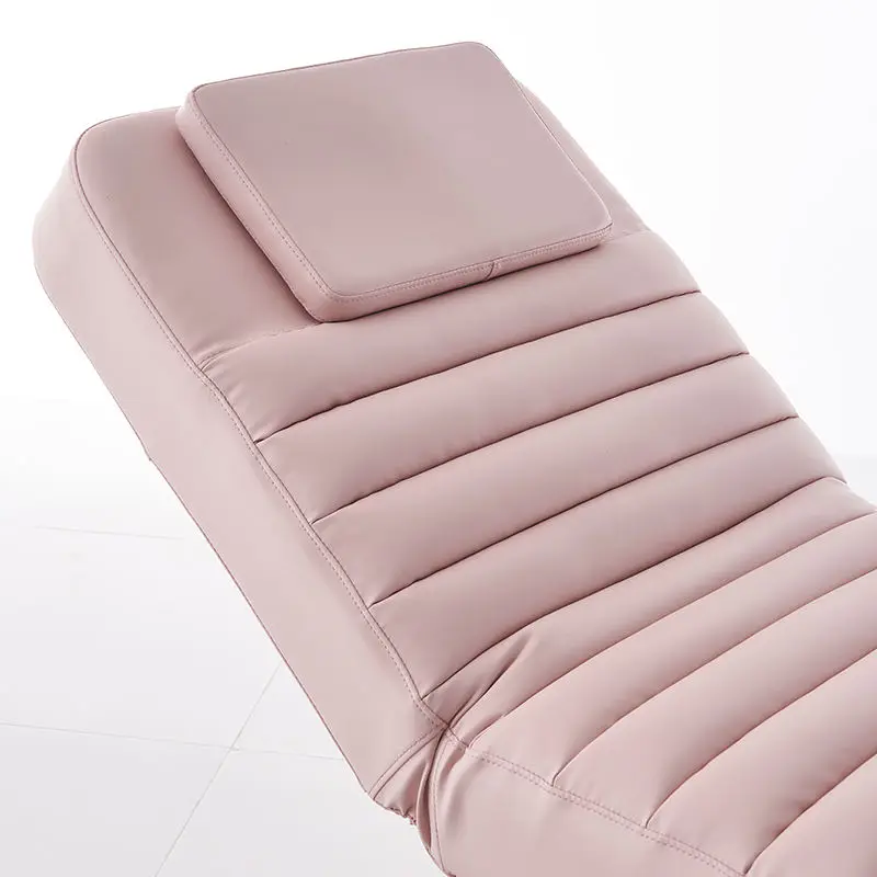 Motorized Salon Massage Bed With Gold Plated Stainless Steel Frame And LED Lighting For Professional Spa Therapy