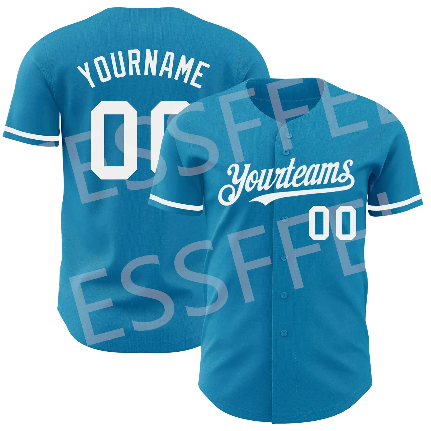 Drop Shipping Custom Name Logo Number Colorful 3DPrint Summer Harajuku Streetwear Casual Baseball Shirts Jersey Short Sleeves X6