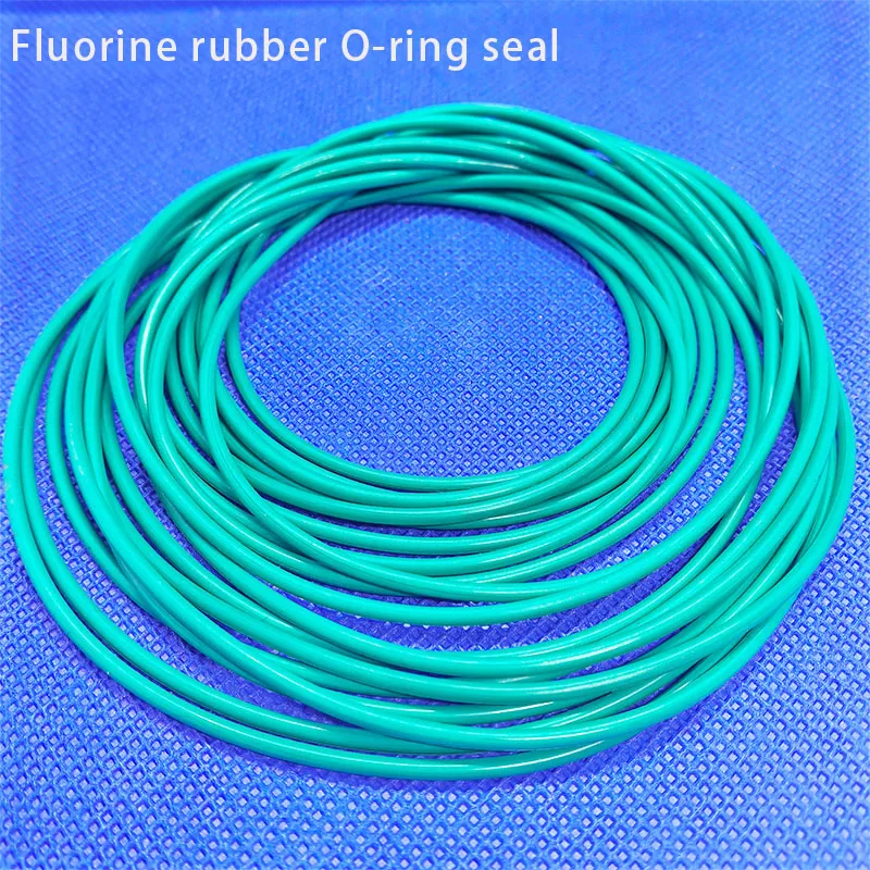 FKM CS 8.0/8.6mm OD50-545mm Fluororubber O-ring, High Temperature Corrosion Resistant Sealing Ring Gasket